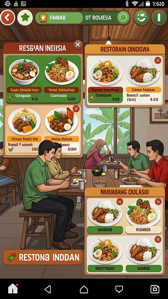 Screenshot menunjukkan karakter utama dalam aksi bertarung.
