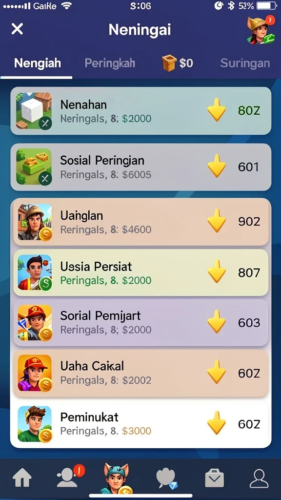 Mode permainan yang beragam untuk semua pemain.