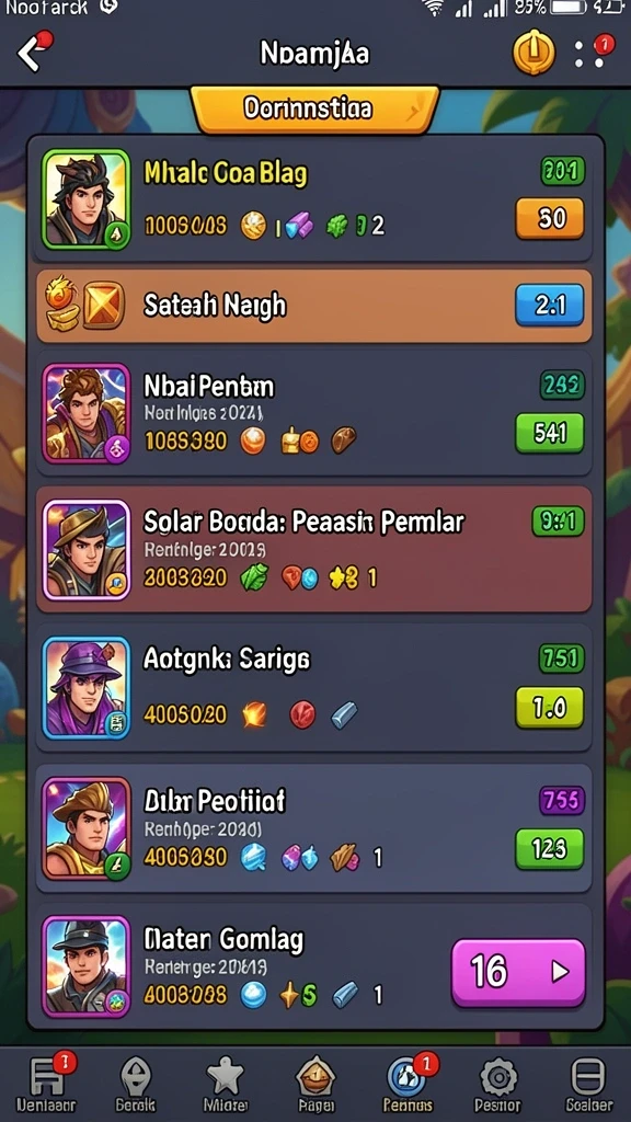 Gambar menunjukkan karakter utama dalam aksi berani.