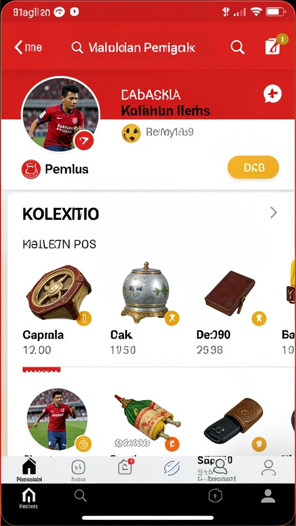 Screenshot menampilkan tampilan menu utama BANK338.