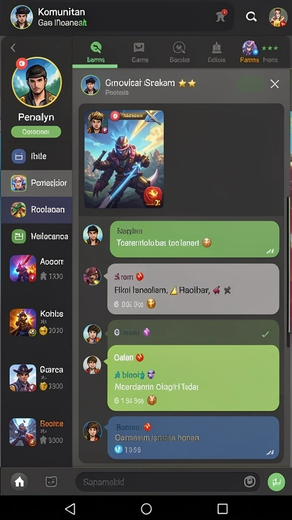 Fitur live chat untuk interaksi yang lebih baik.