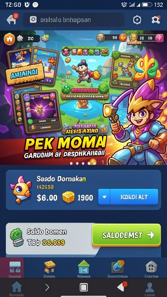 Tampilan menu yang ramah pengguna dan mudah dinavigasi.