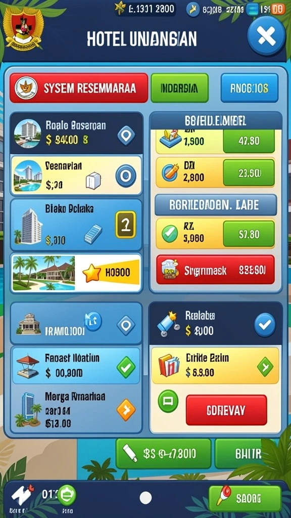 Berbagai pilihan mesin slot dengan tema beragam.