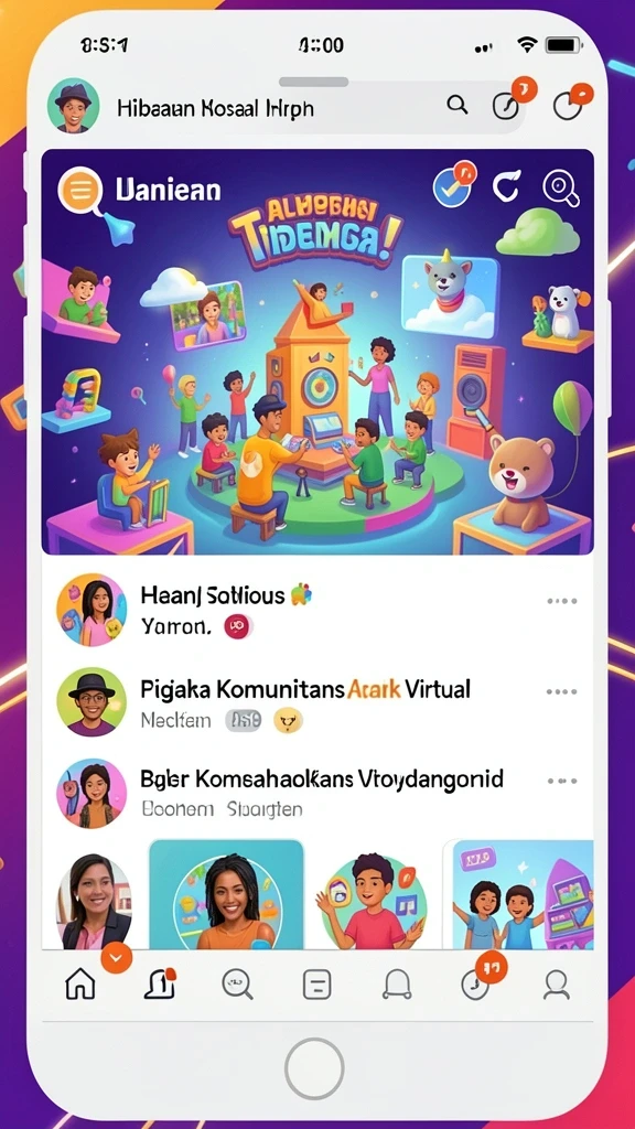 Momen seru saat berkompetisi melawan pemain lain.
