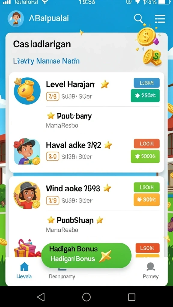 Karakter dengan desain unik dan menarik.