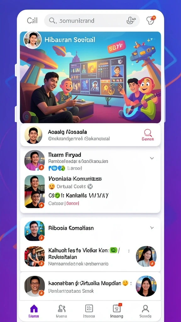 Karakter yang beragam untuk dipilih sesuai selera.