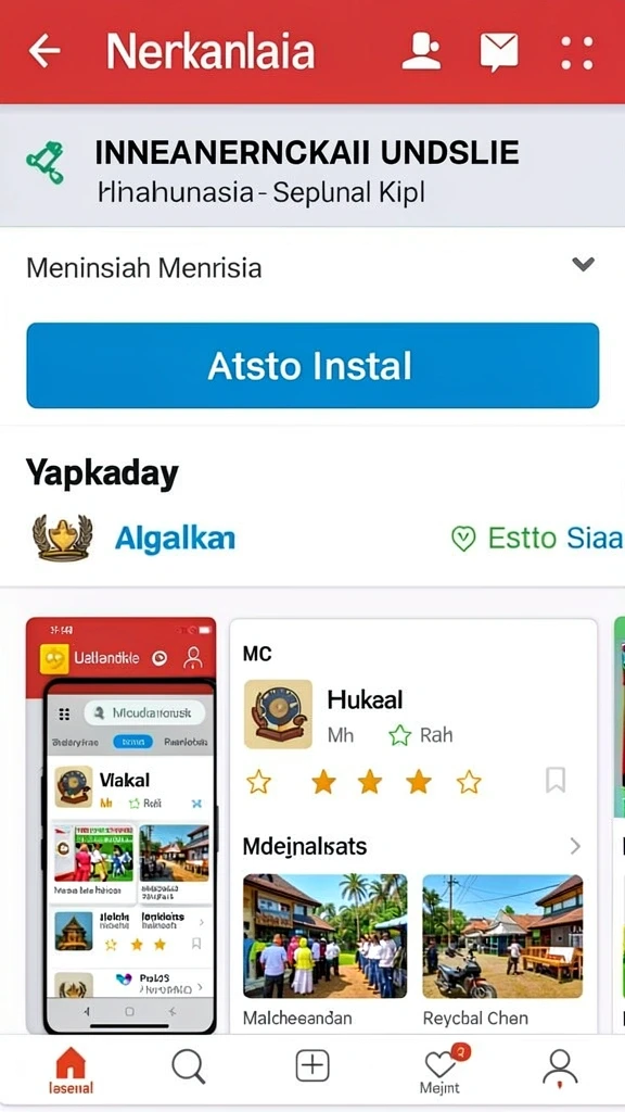 Tampilan antarmuka aplikasi JAYABET yang menarik.
