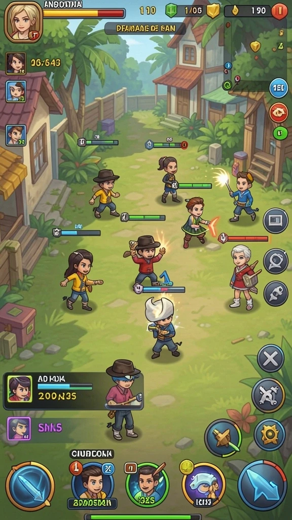 Tampilan gameplay yang seru dan dinamis.