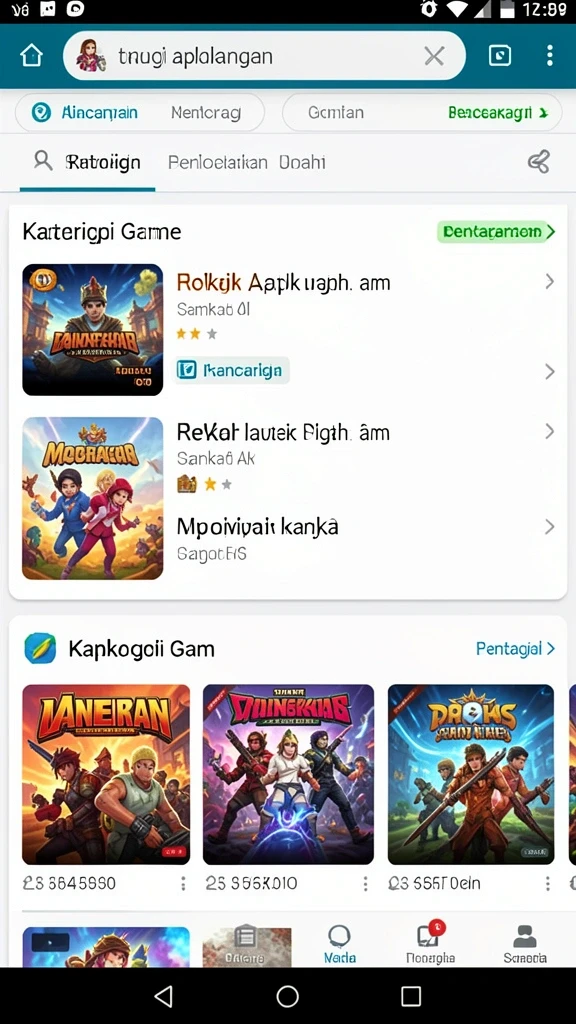 Tampilan grafis yang menawan dan detail.