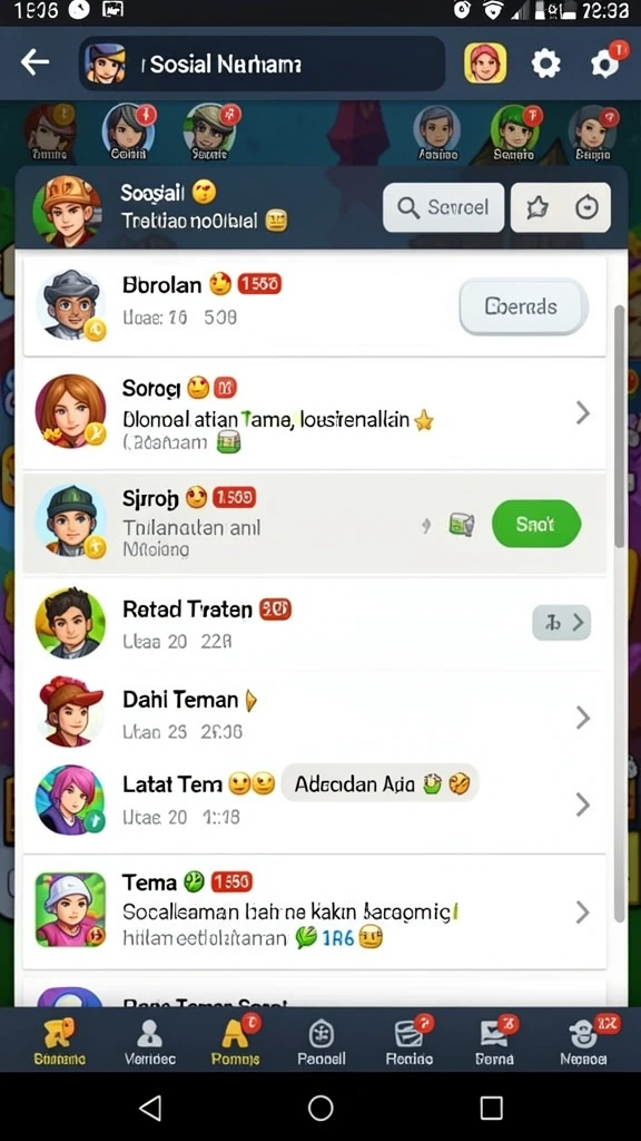 Tangkapan layar memperlihatkan fitur kustomisasi karakter yang menarik.