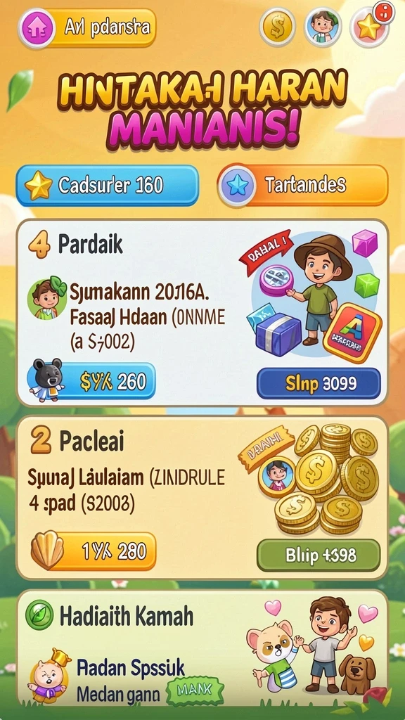 Fitur multiplayer yang memungkinkan bermain bersama teman.