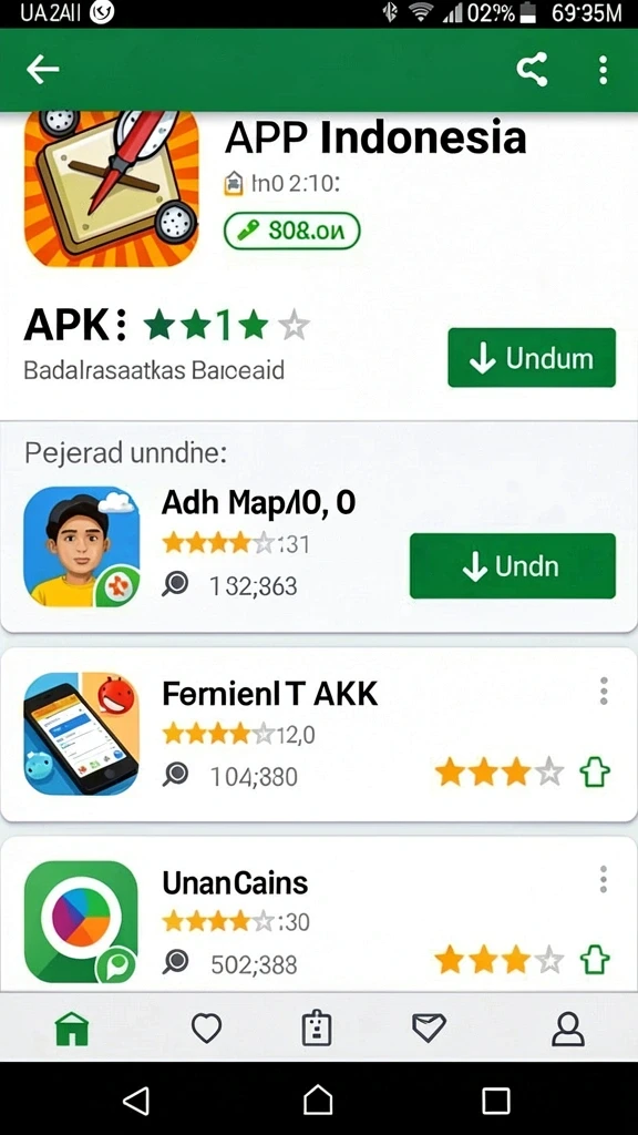 Fitur permainan kartu yang menegangkan.