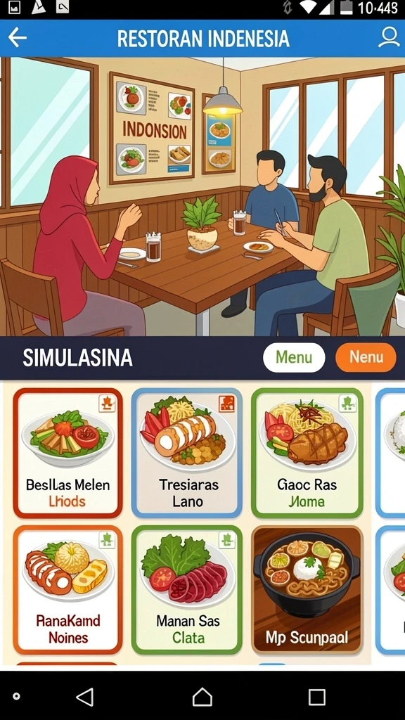 Gambaran pertempuran seru antara dua kerajaan.