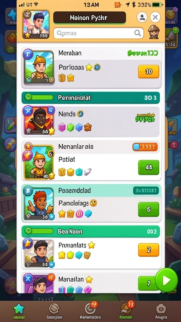 Fitur sistem reward yang menguntungkan.