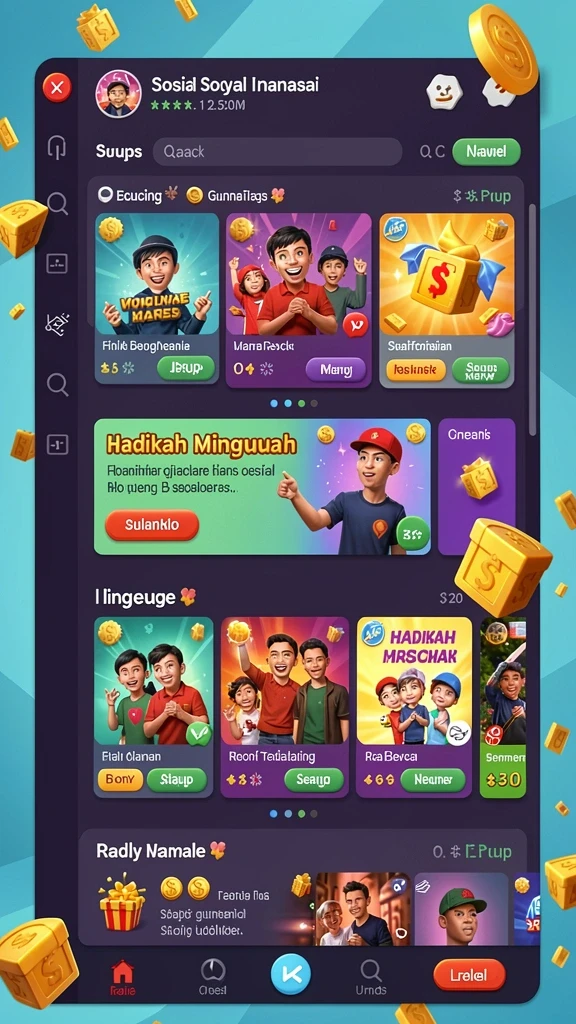 Karakter dengan kemampuan unik dan beragam pilihan.
