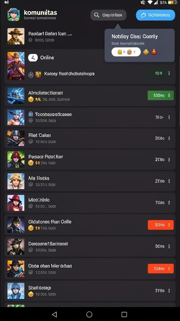 Tampilan gameplay yang penuh aksi dan seru.