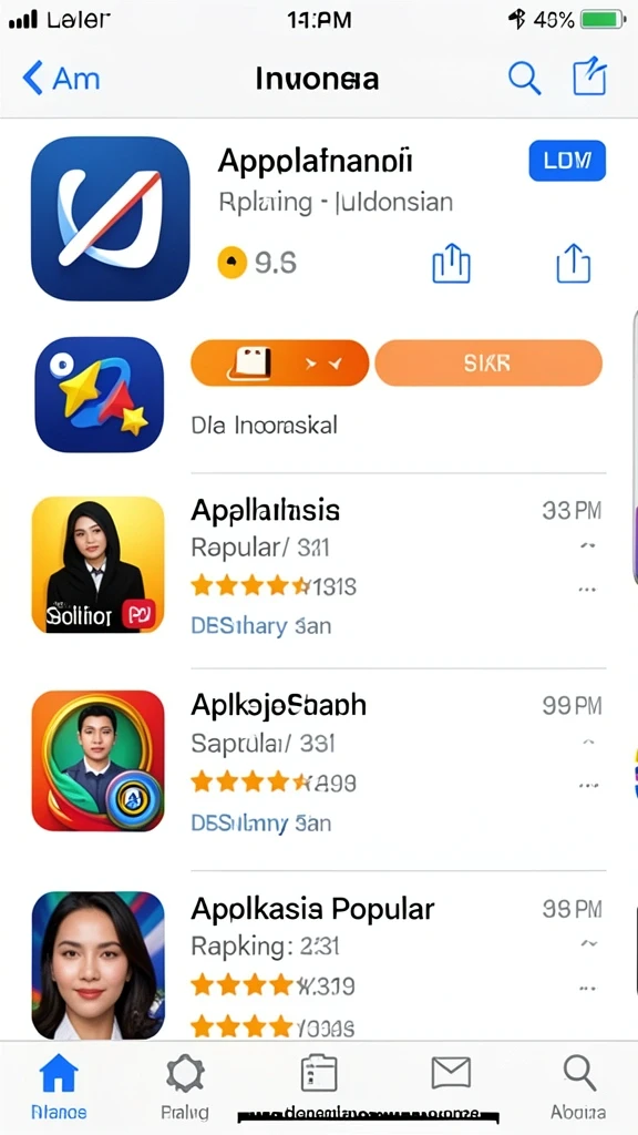 Beragam pilihan game untuk semua pengguna.