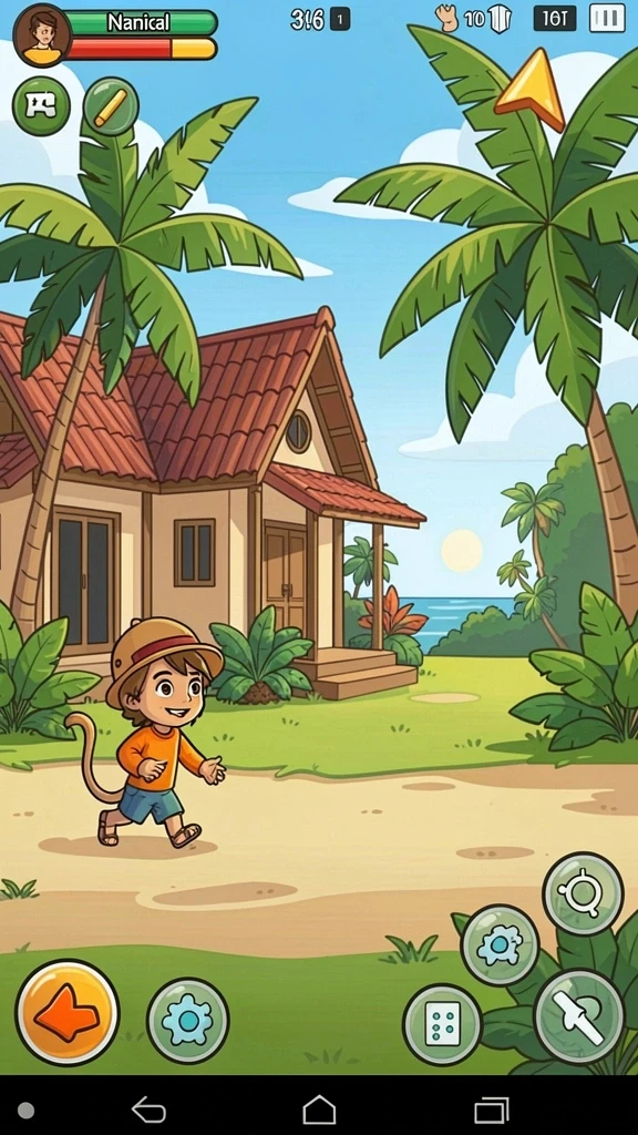 Screenshot saat melakukan misi dalam game PANEN77.