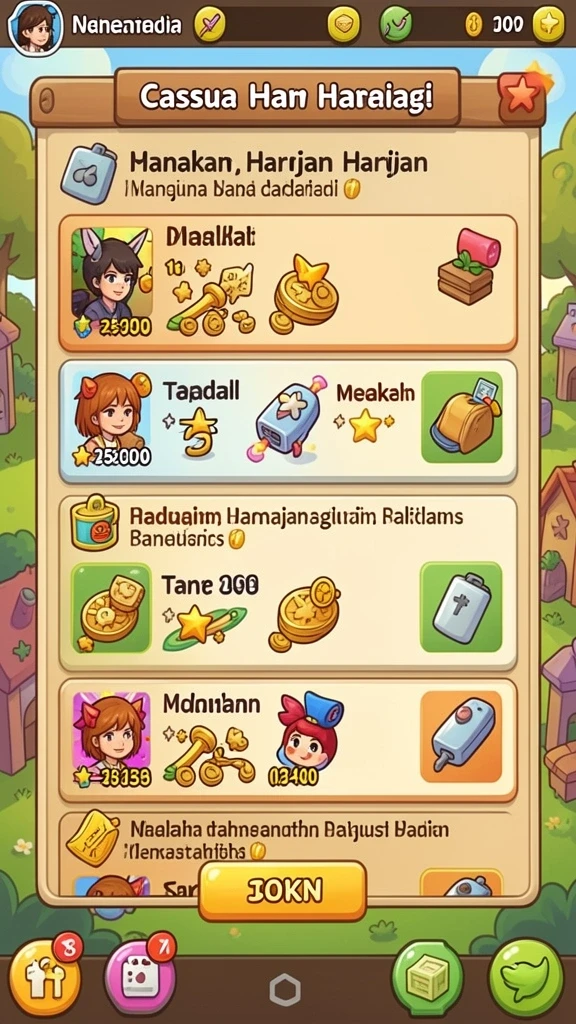 Fitur bonus yang menguntungkan dan menarik.