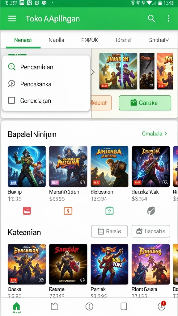 Grafik berkualitas tinggi selama permainan.