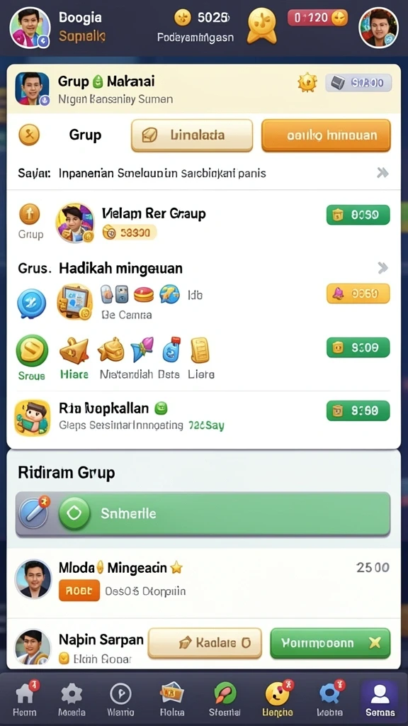 Tampilan antarmuka yang modern dan menarik.