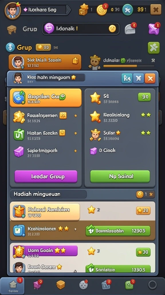 Gameplay yang menarik dengan berbagai pilihan permainan.