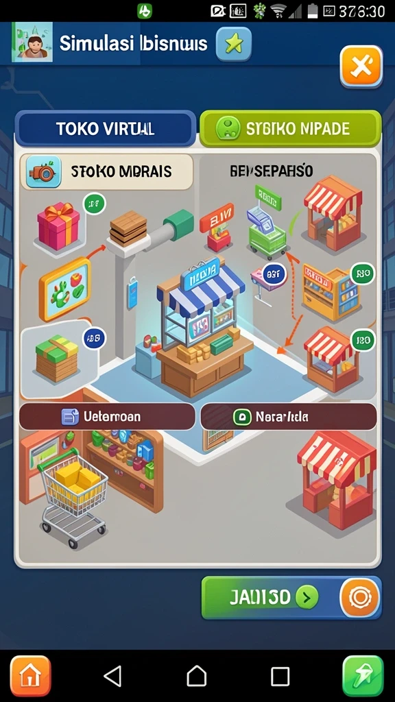 Setiap level penuh tantangan seru.