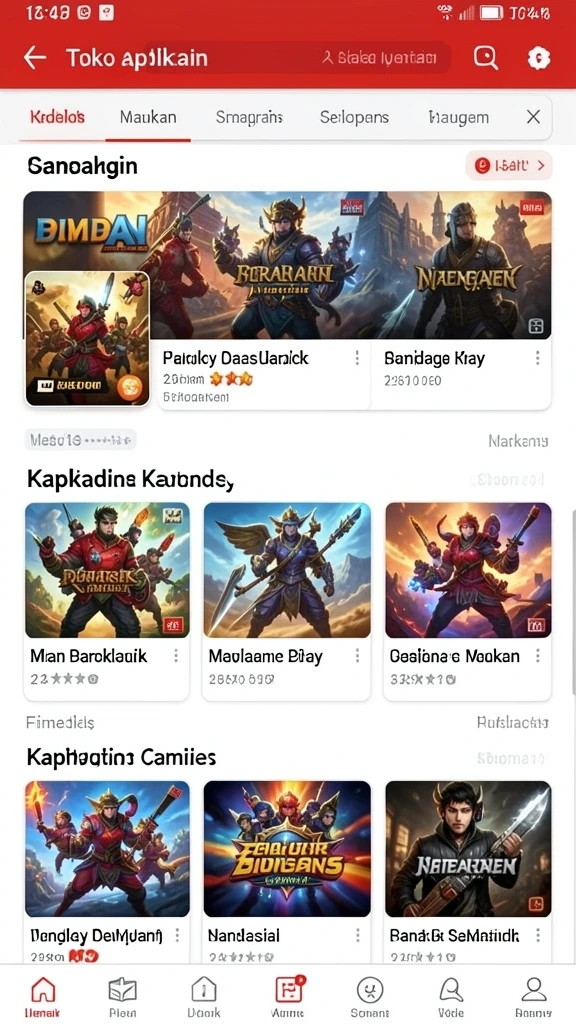 Tampilan antarmuka yang menarik dan mudah dinavigasi.