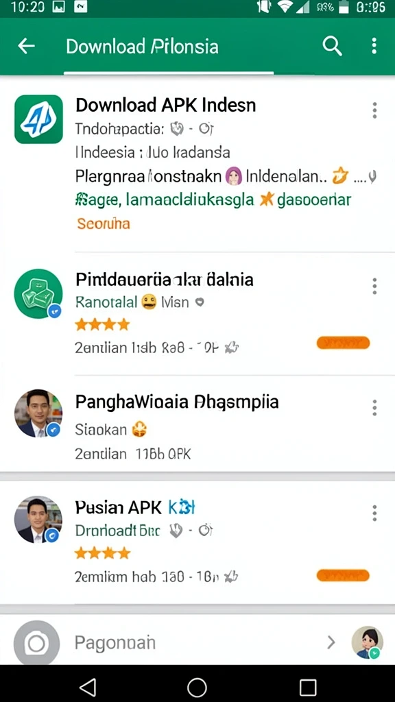 Tampilan antarmuka aplikasi yang ramah pengguna.