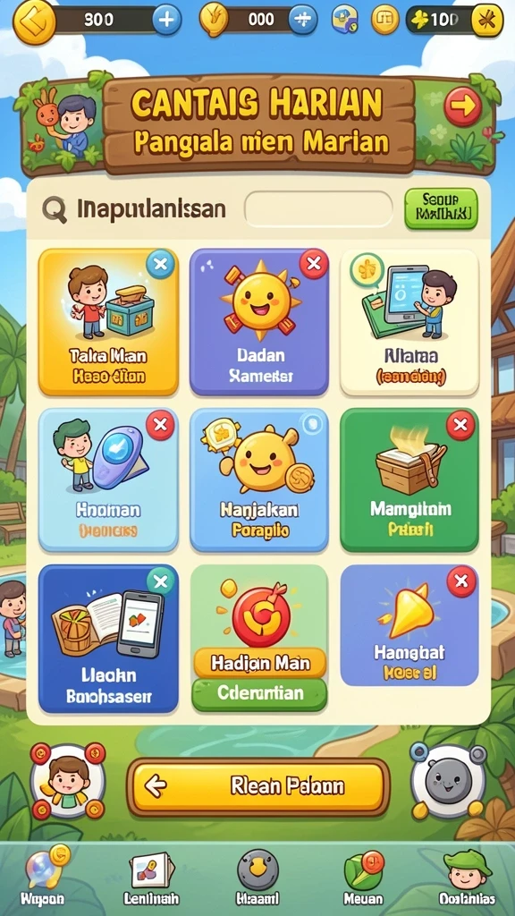 Tampilan antarmuka yang menarik dan mudah digunakan.