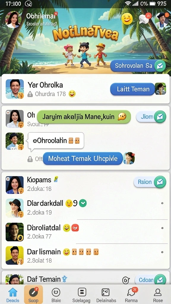 Karakter unik dan menarik dalam permainan.