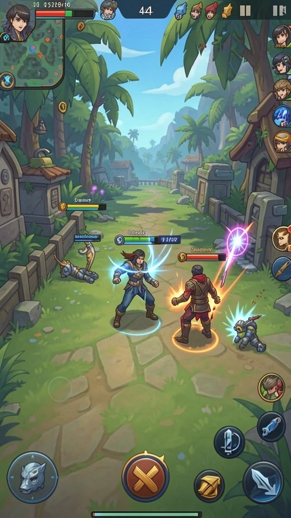 Momen epik saat melawan bos di game T9999.