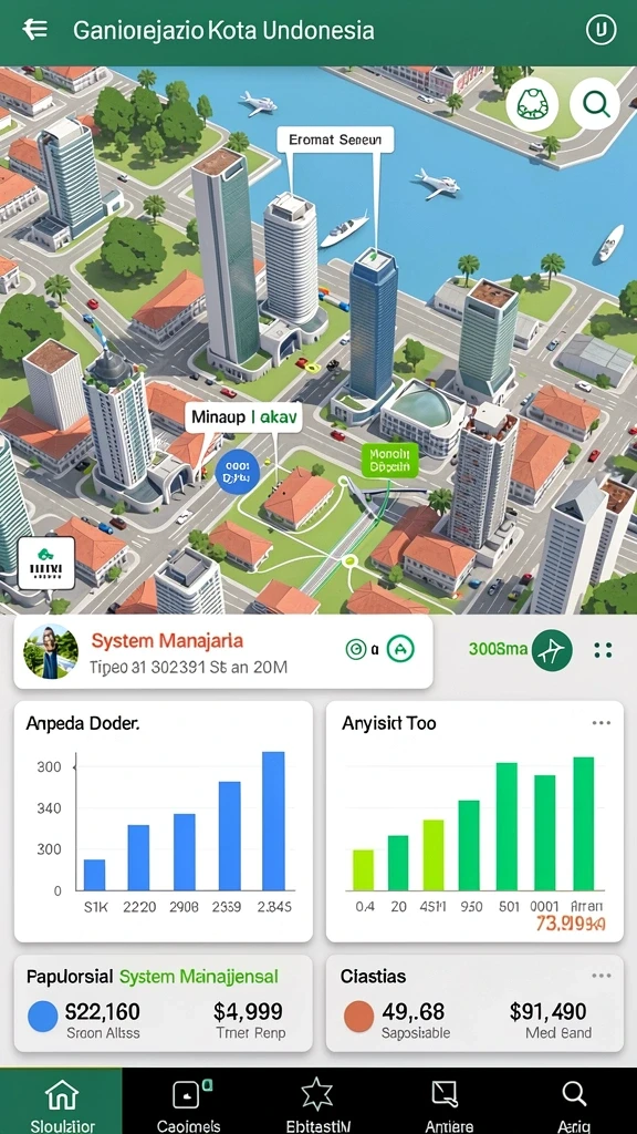Tampilan awal yang menarik dan user-friendly.